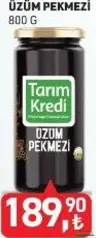 TARIM KREDİ ÜZÜM PEKMEZİ 800 G fiyat ve kampanya bilgisi